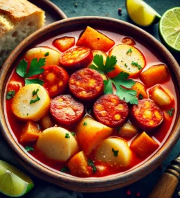 Chorizo and Yuca Stew